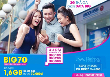 3G thả ga nhờ BIG DATA từ VinaPhone 