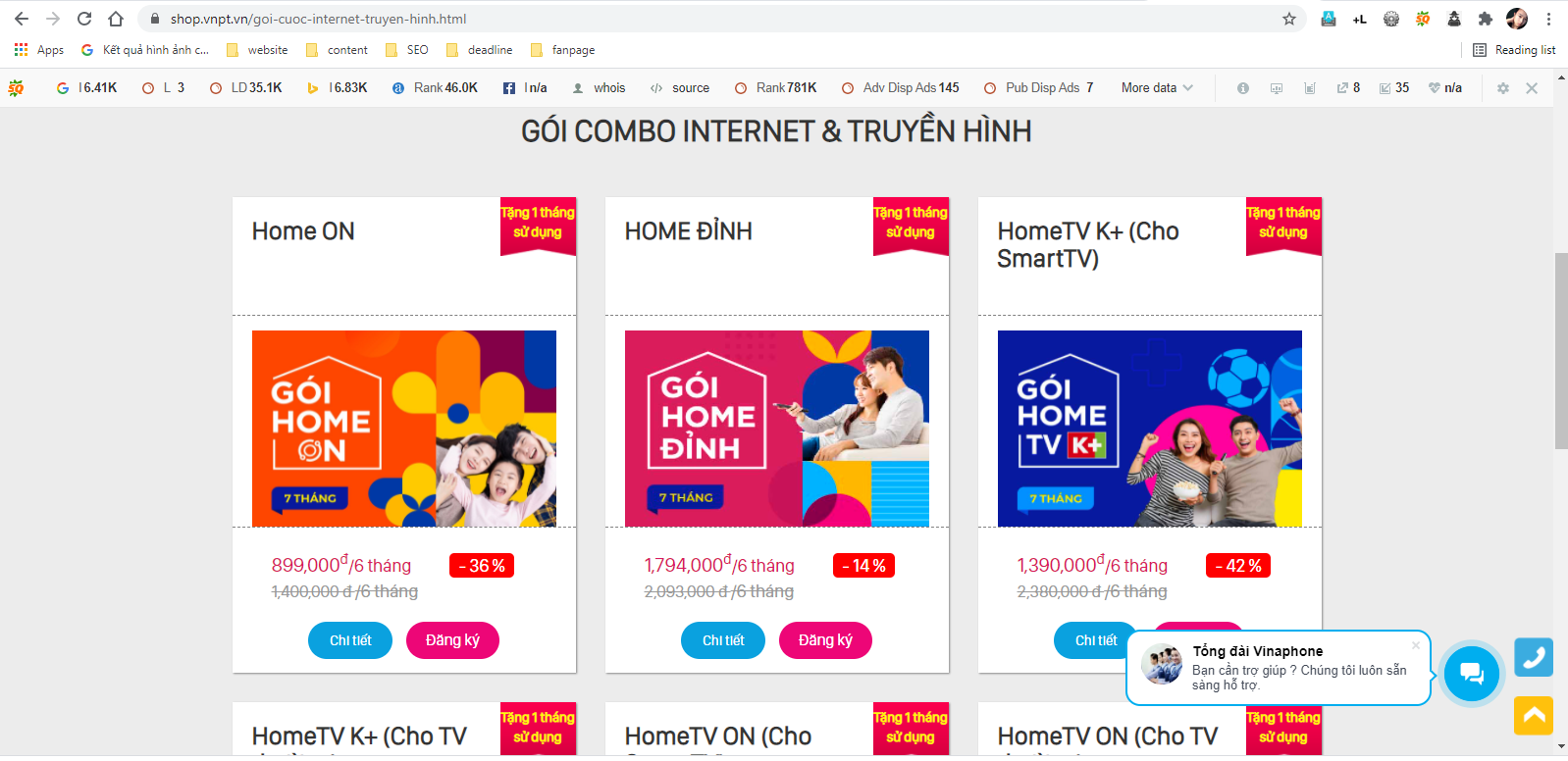 Đăng ký lắp mạng VNPT chỉ bằng 1 click chuột! Ưu đãi đến 42% giá cước