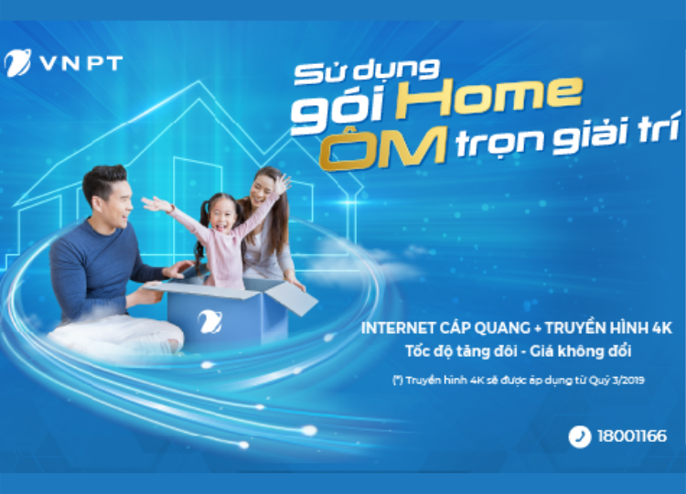 Lắp mạng VNPT: Sức hút của các gói Home