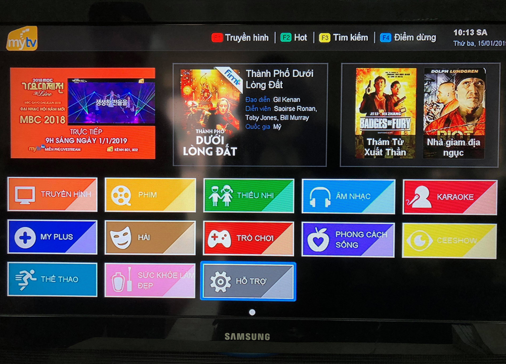 Danh sách kênh truyền hình VTVcab và K+ có trên MyTV