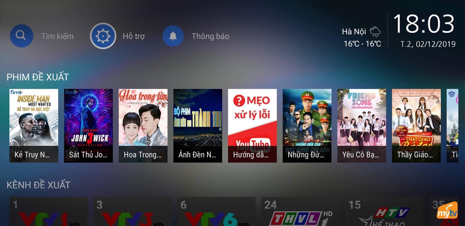 Hướng dẫn đăng ký dịch vụ truyền hình MyTV qua hình thức Selfcare