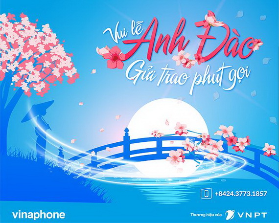 Thưởng ngoạn lễ hội hoa anh đào, nhận ngay cước giảm "khủng" từ VinaPhone