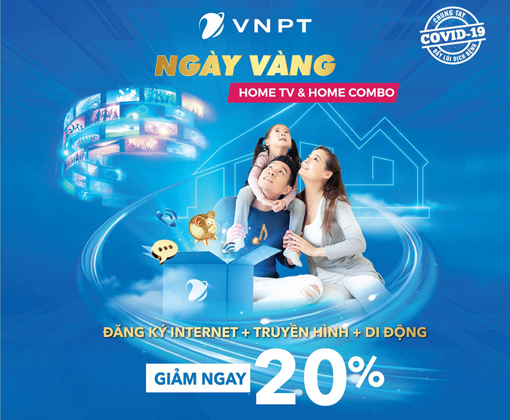 Chương trình khuyến mại hấp dẫn “Ngày Vàng HomeTV – Home Combo”