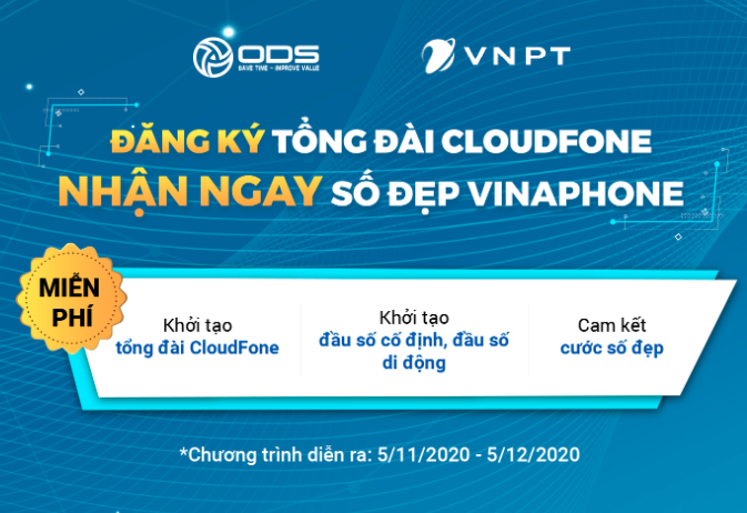 Đăng ký tổng đài cloudfone nhận ngay số đẹp Vinaphone