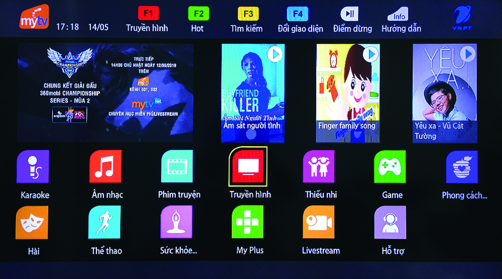 Ưu đãi lắp mới truyền hình MyTV tại Hà Nội tháng 10 năm 2020