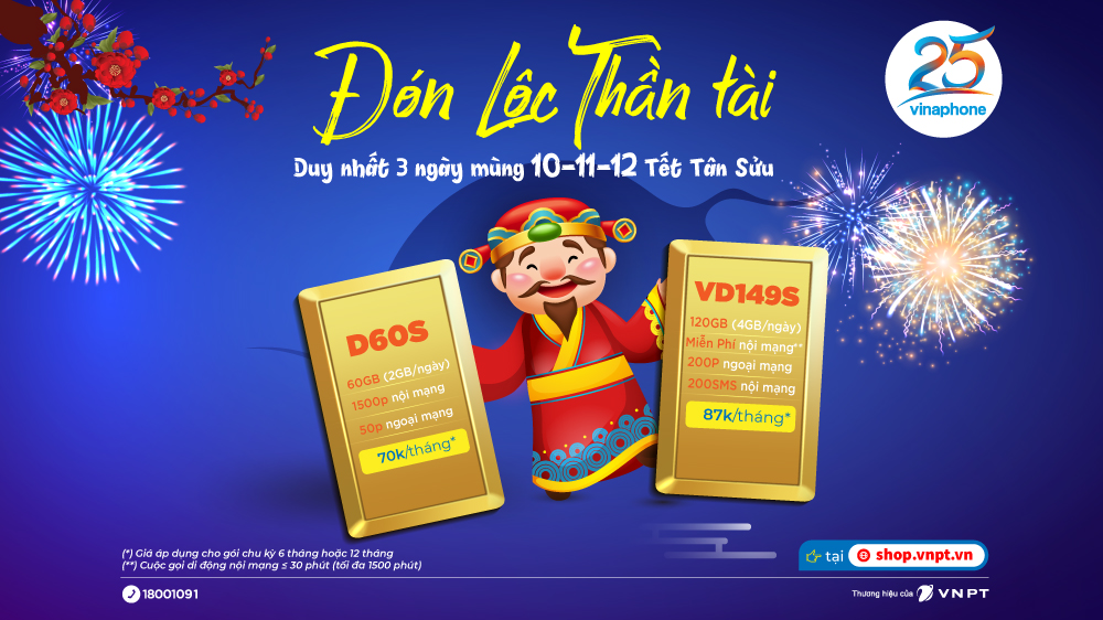 "Đón Lộc Thần Tài" cùng VNPT VinaPhone Hà Nội