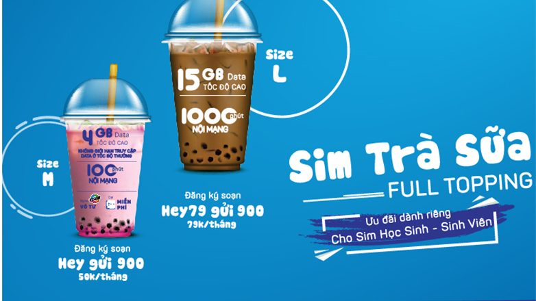 Đăng ký sim Trà sữa trên Shop.vnpt.vn