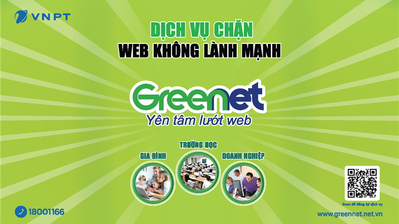 VNPT ra mắt dịch vụ chặn website xấu độc GreenNet