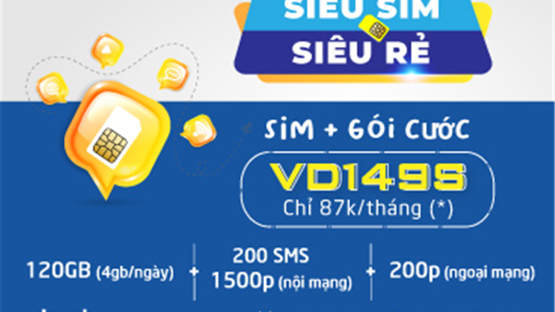 Top 03 gói cước trả trước VinaPhone khuyến mãi dung lượng data cực lớn