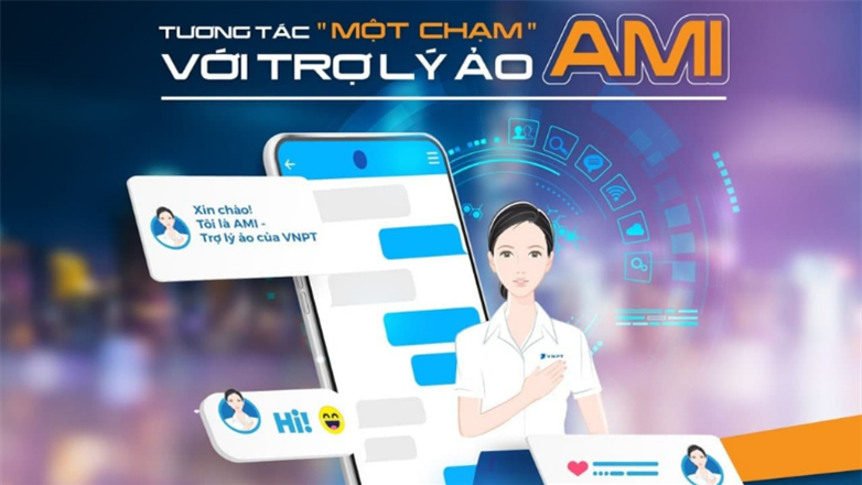 Trợ lý ảo thông minh AMI tích hợp trên website và ứng dụng MyVNPT giải đáp 24/7