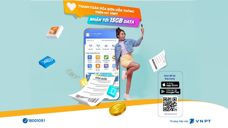 Nhận tới 15GB miễn phí với app My VNPT