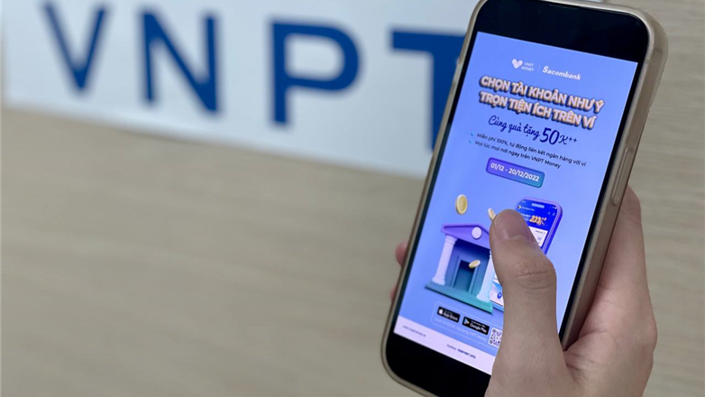 Mở tài khoản ngân hàng trên ứng dụng VNPT Money