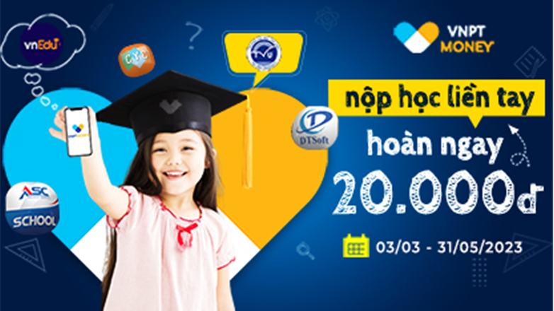 Nộp học liền tay – Hoàn ngay tới 50%