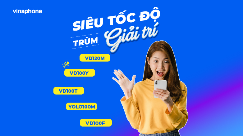 VinaPhone ra mắt loạt gói cước "Data vô hạn" dành cho các tín đồ mạng xã hội