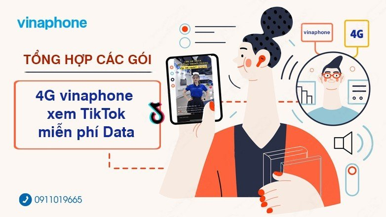 Đăng ký gói TikTok VinaPhone ngày, tháng Free data TikTok