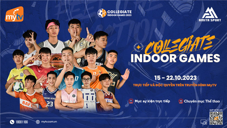 Truyền hình MyTV độc quyền phát trực tiếp giải đấu thể thao Collegiate Indoor Games 2023
