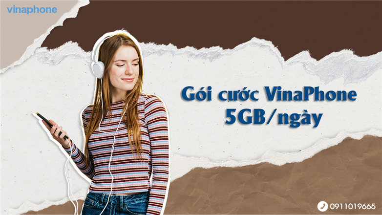 Những gói data VinaPhone 5GB/ngày tốc độ cao giá rẻ nhất
