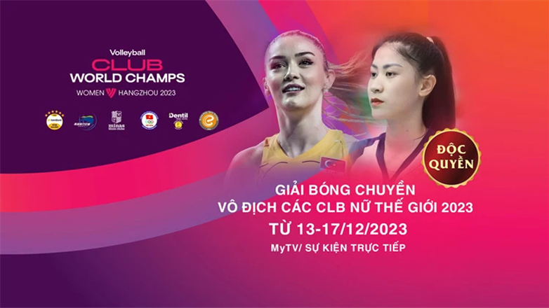 Truyền hình MyTV phát sóng trực tiếp giải bóng chuyền nữ thế giới 2023 tại Hàng Châu
