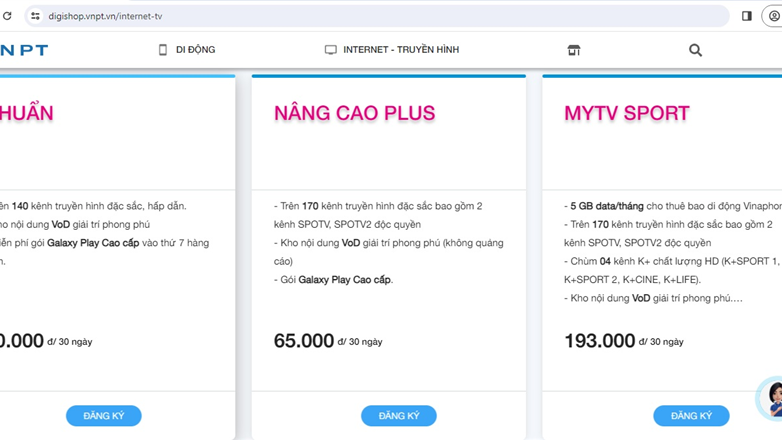 Hướng dẫn cách mua và kích hoạt gói cước truyền hình MyTV OTT 