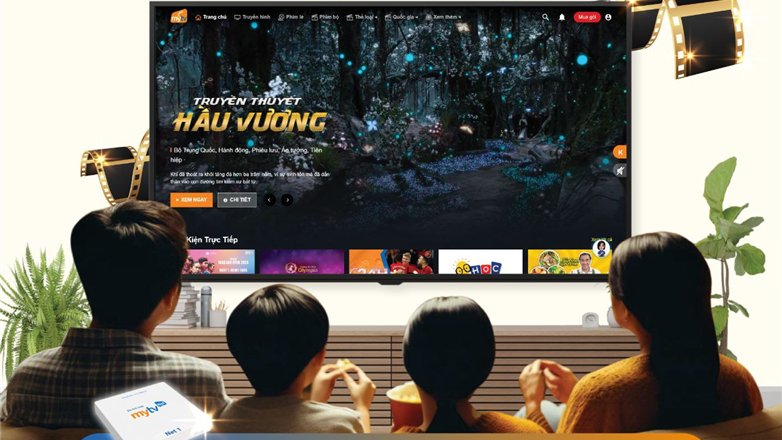 Nâng cấp gói MyTV Nâng Cao Plus dễ dàng, ngay trên màn hình ti-vi