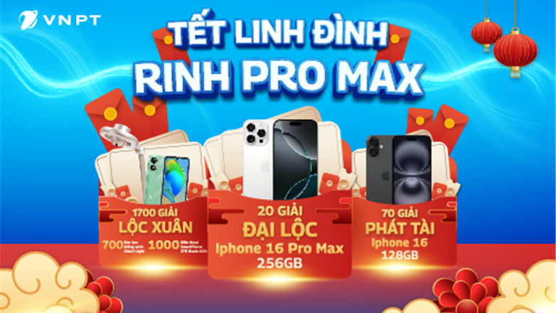VNPT VinaPhone chào đón tết 2025 với nhiều ưu đãi hấp dẫn