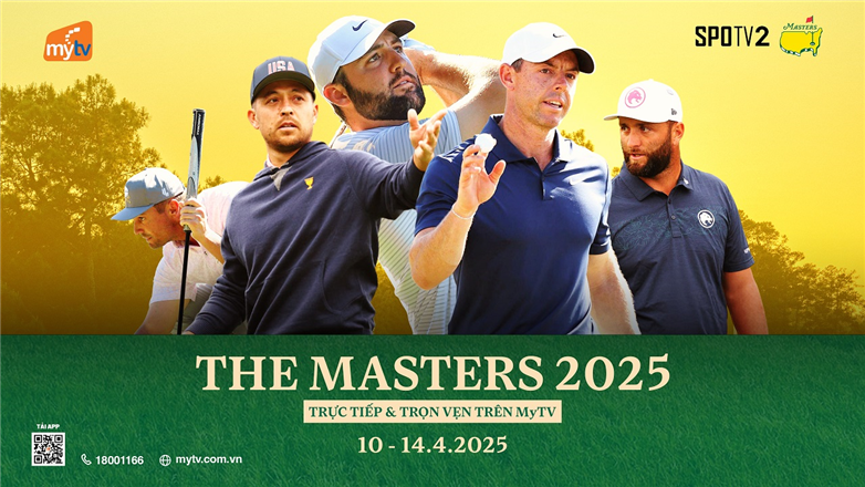 Trực tiếp trên MyTV: Golf The Masters 2025 - giải major đầu tiên của năm