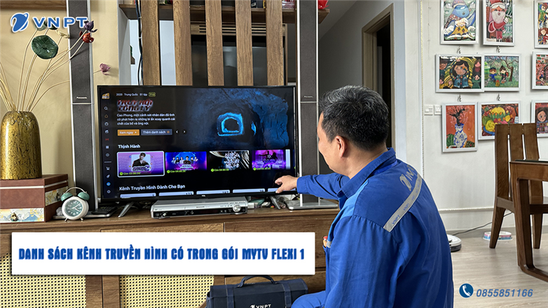 Danh sách kênh truyền hình có trong gói MyTV Flexi 1
