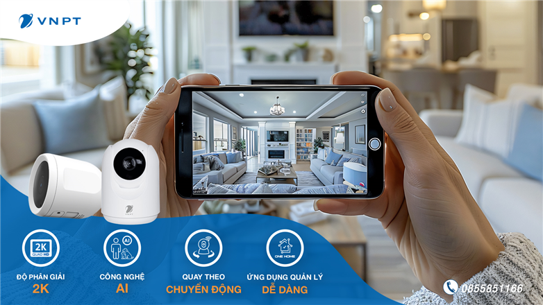 Camera VNPT trong nhà và ngoài trời – Giám sát thông minh, bảo vệ tối ưu