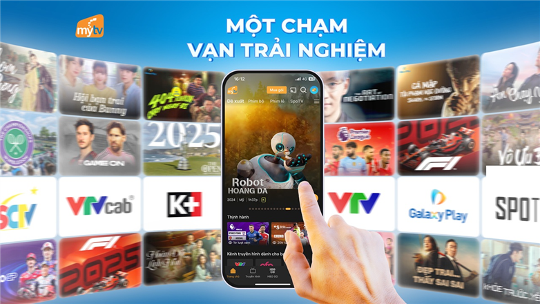 Một chạm vạn trải nghiệm cùng truyền hình MyTV Mobile