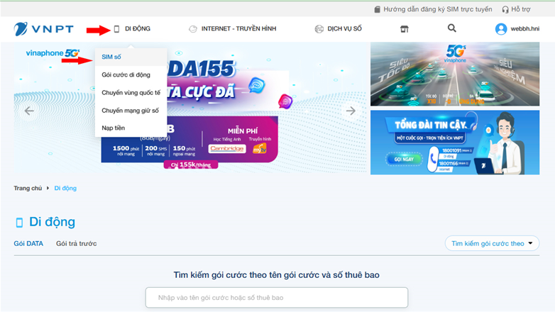 Hướng dẫn cách đặt mua và kích hoạt eSIM VinaPhone 100% Online